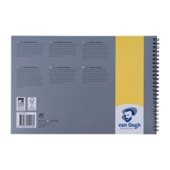 Van Gogh színezett papír - Óceán kék - A4, 120g, 30 lap