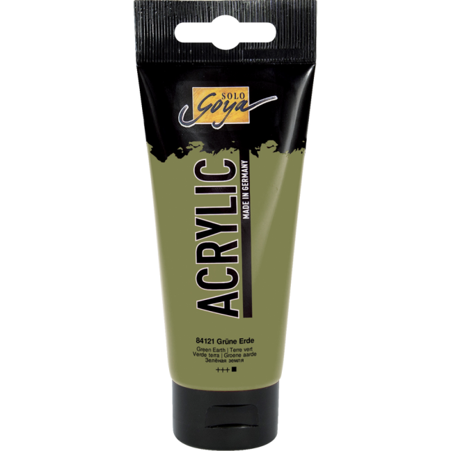 KREUL Colore acrilico Solo Goya – 100 ml - KREUL colore acrilico Solo Goya 100 ml - scegli la tonalità: 84121 - Green Earth