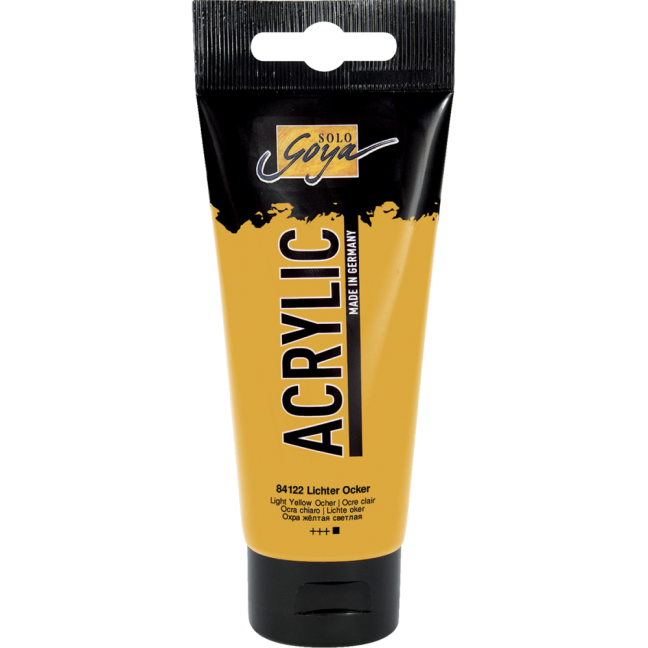 KREUL Colore acrilico Solo Goya – 100 ml - KREUL colore acrilico Solo Goya 100 ml - scegli la tonalità: 84122 - Light Ocher