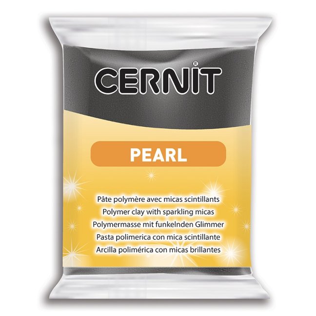CERNIT Massa Pearl 56g - vari colori - CERNIT Pearl: 100 - Black