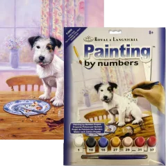 Malování podle čísel formát A4 - Pejsek