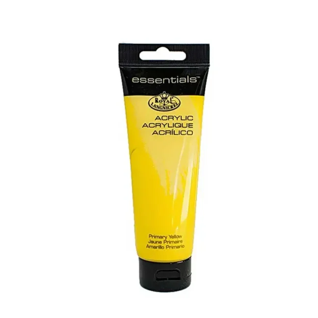 Colori acrilici Royal Langnickel Acrylic 120 ml - Royal & Langnickel colori acrilici: 107 - Primary Yellow
