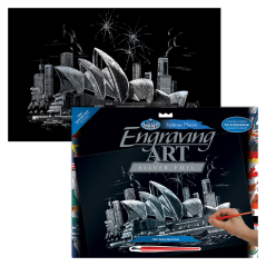 R&L Vyškrabovací obrázok – Sydney Opera