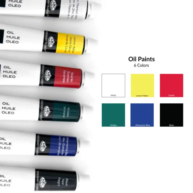 R&L Set di colori a olio – 6 x 21 ml