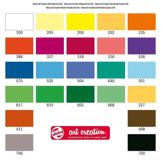 Suché pastely ArtCreation - sada 24 ks