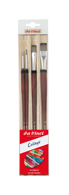 daVinci COLLEGE pennelli sintetici per acrilico/olio - serie 5305