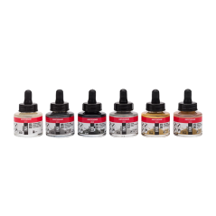 Amsterdam Lettering set akrilnih boja 6 x 30 ml