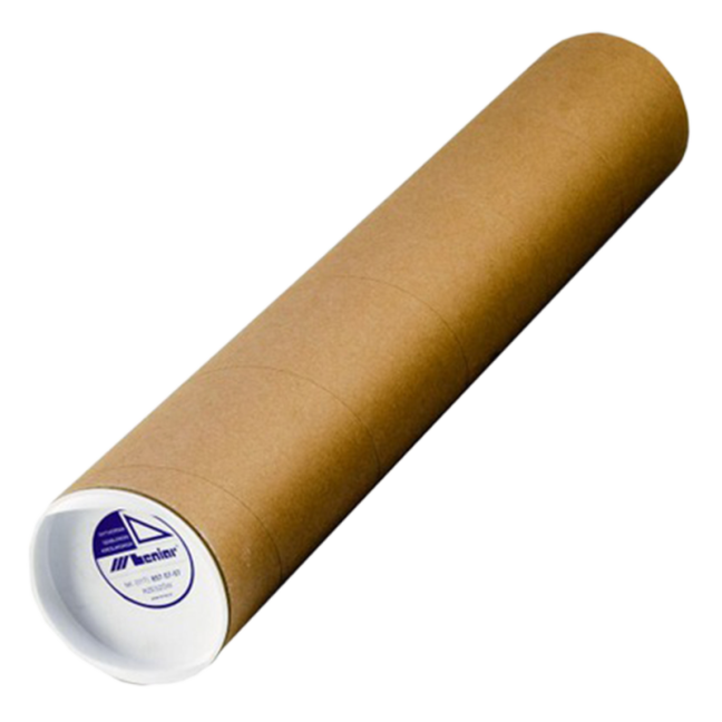 Tubo di cartone lineare 63,5 cm, diametro 8 cm