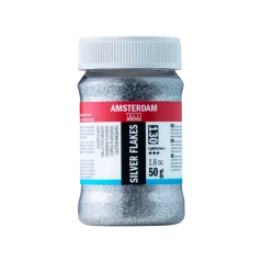 Amsterdam srebrni gliter – 50 g