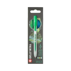 Sakura Gelly Roll Metallic sada gélových pier 3 ks – Blue-Green-Emerald
