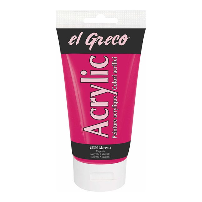 KREUL Colore acrilico El Greco 150 ml - KREUL colore acrilico El Greco 150 ml - scegli la tonalità: 28509 – Magenta