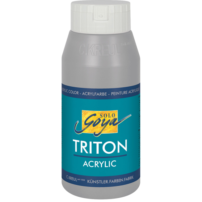 KREUL Colore acrilico SOLO GOYA TRITON 750 ml - SOLO GOYA Triton 750 ml: 17047 - Neutral Gray