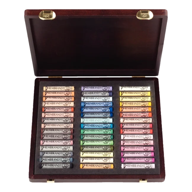 Suchý Pastel REMBRANDT - sada 45 pastelov - portrét