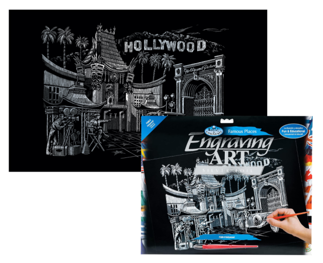 R&L Disegno da grattare – Hollywood