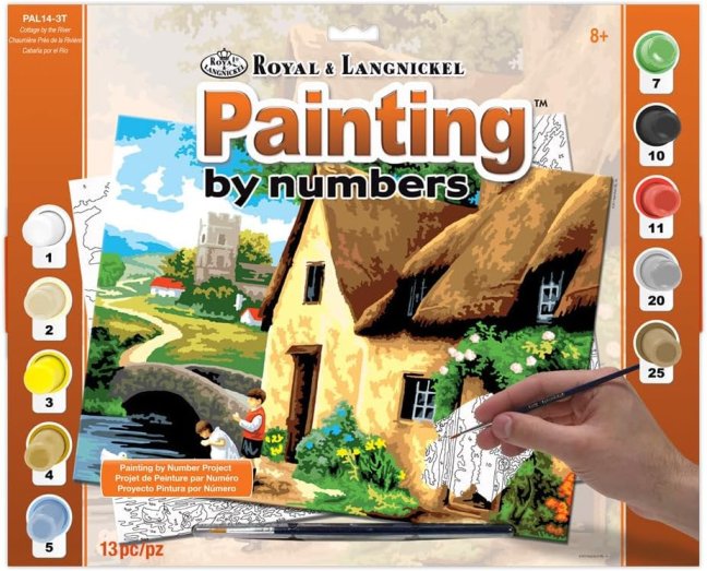 R&L Pittura con i numeri – Cottage by the River