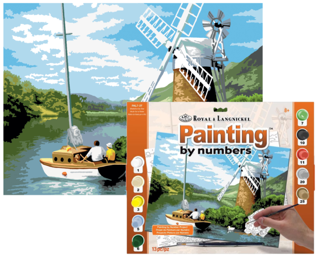 R&L Pittura con i numeri – Widmill on the River