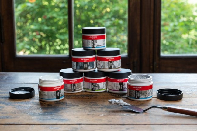 Amsterdam mediu de structurare Pumice 128 mini – 120 ml