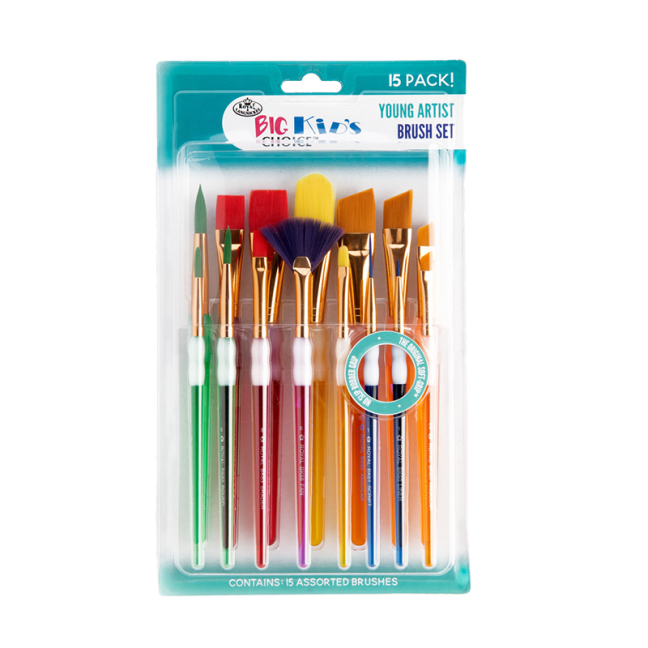 Royal & Langnickel Set di pennelli Big Kids Choice – 15 pz