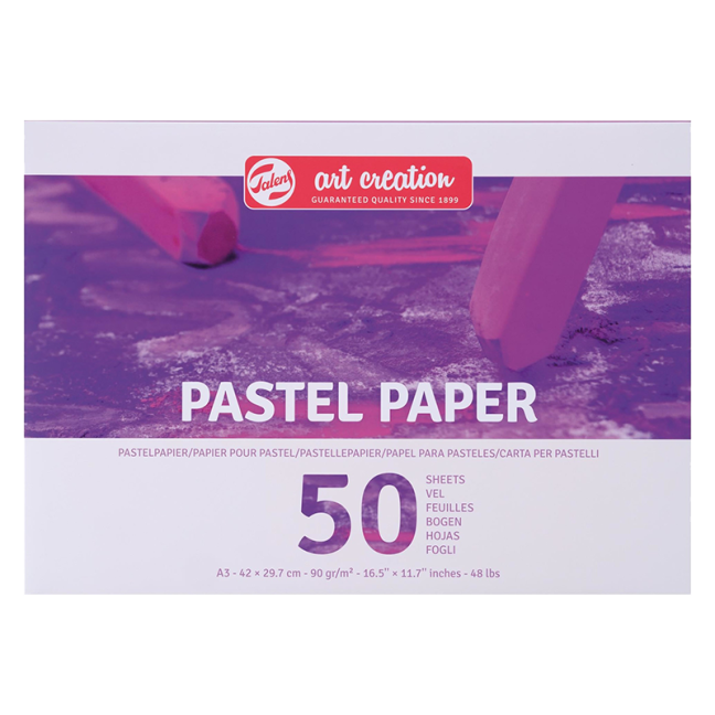 ArtCreation Blocco di carta per pastello 90g/50 fogli - A3
