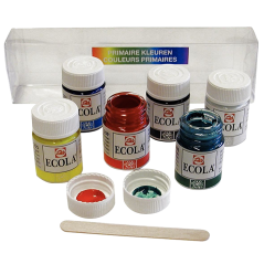 Ecola Poster Paint sada základných farieb - 6 x 16 ml