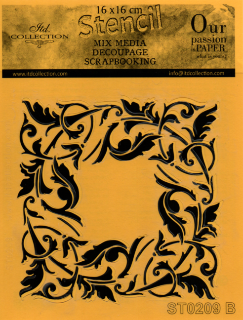 Šablóna z fólie - ORNAMENTY 9