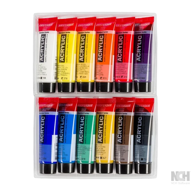 Amsterdam akril festékek - 12 x 20 ml készlet