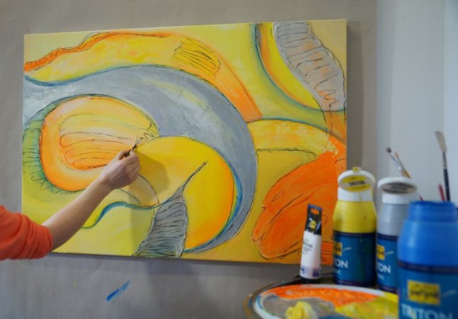 KREUL Colore acrilico SOLO GOYA TRITON 750 ml - SOLO GOYA Triton 750 ml: 17008 - Green Umber