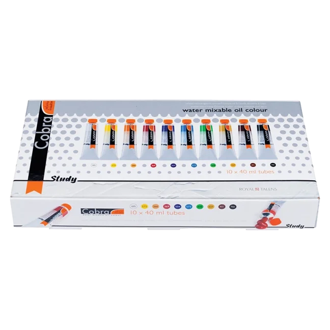 Colori a olio Cobra Study - set 10 x 40 ml