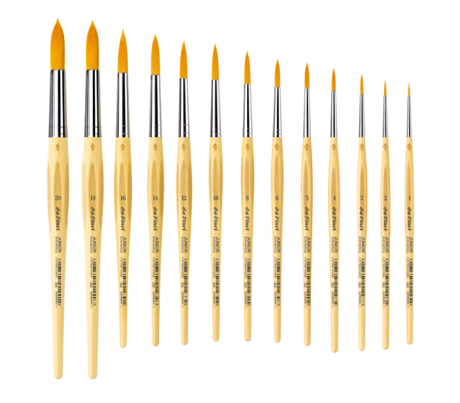 daVinci JUNIOR pennelli rotondi - serie 303 - scegli la misura