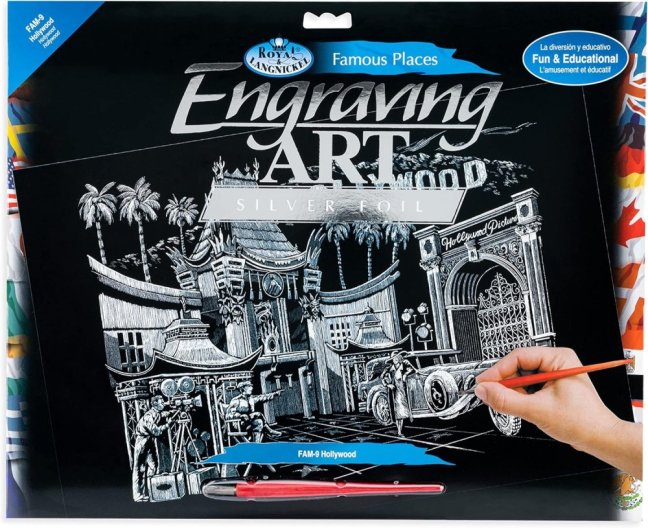 R&L Disegno da grattare – Hollywood