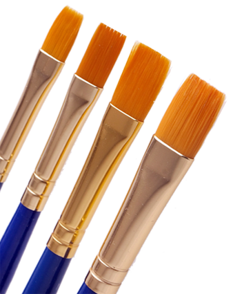 Pennello Royal R15 con setole sintetiche - piatto