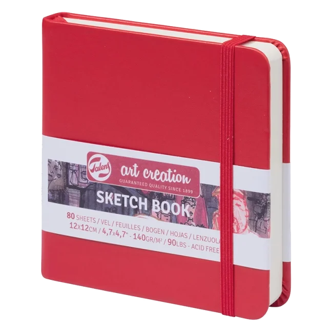 Blocco da disegno Art Creation 12x12cm - Red