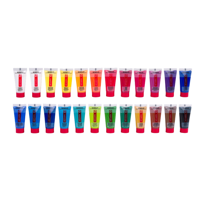 Art Creation Set akrilnih barv 24 x 12 ml