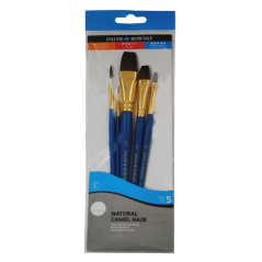 D&R Simply set kistova za akvarel Natural devina dlaka - 5 komada