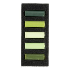 Pastello Secco REMBRANDT - Lush Greens - set 5 mezzi pastelli