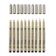 Set di penne tecniche Sakura Pigma Micron - 10 pezzi