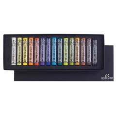 Suchý pastel REMBRANDT - sada 15 pastelov, základné odtiene