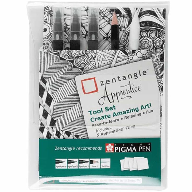 Sakura Zentagle Apprentice sada kreatívnych pier pre začiatočníkov - 10 ks