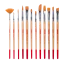 Set di 12 pennelli per acquerello Art Creation - poliestere
