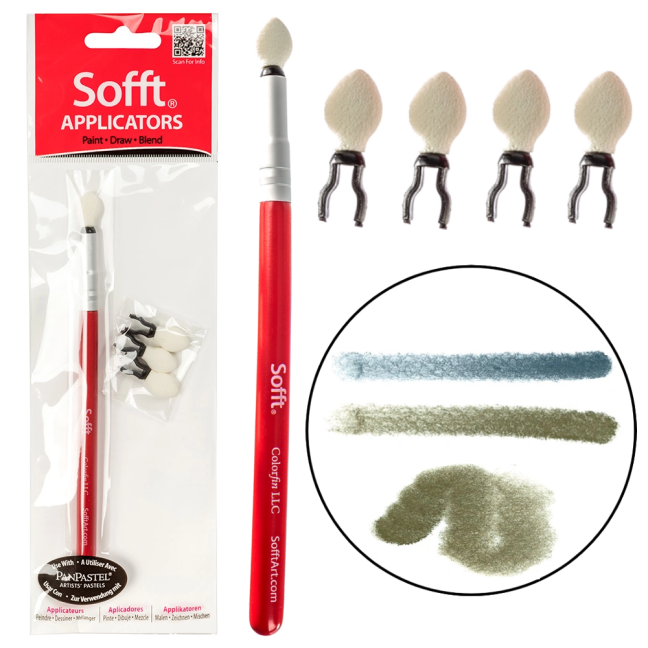 PanPastel sada aplikátora a nástavcov pre pastel – 5 ks