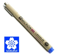 Technické pero SAKURA Pigma Micron® Blue - vyber veľkosť hrotu