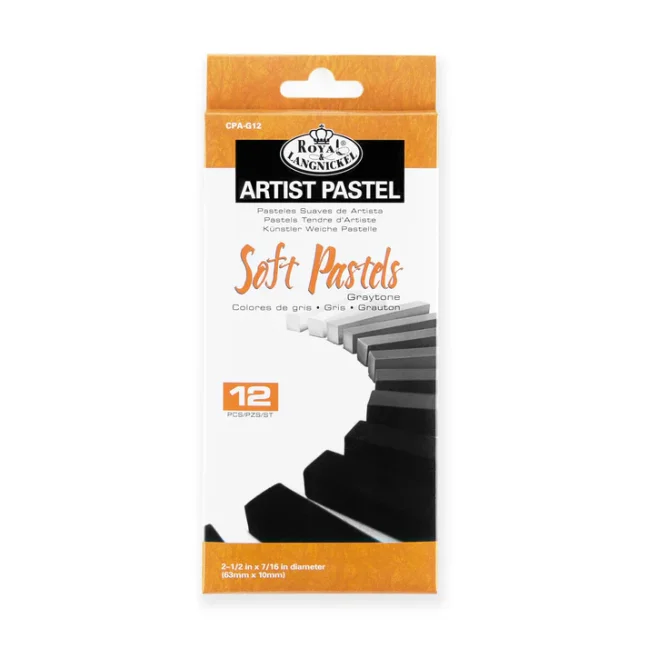 R&L Set di pastelli secchi – GRAYTONE – 12 pz