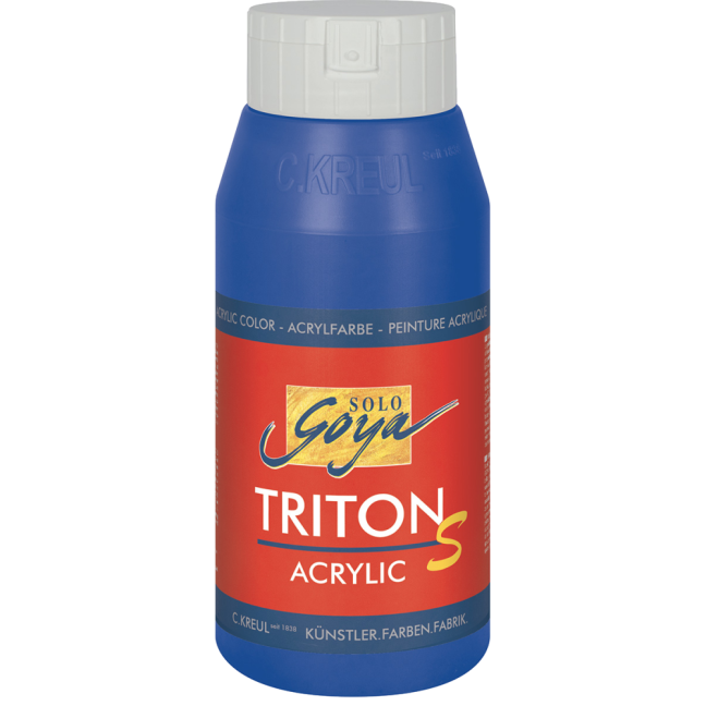 KREUL Vernice acrilica SOLO GOYA TRITON S - lucida 750 ml - SOLO GOYA Triton S 750m: 17308 - Ultramarine blue