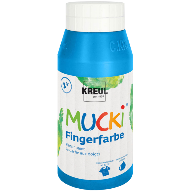 KREUL Colore a dita MUCKI - 750 ml - KREUL Colori a dita MUCKI 750 ml: 23208 - Blue