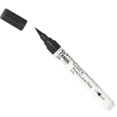 KREUL Filctoll üveghez és porcelánhoz Classic BRUSH – black