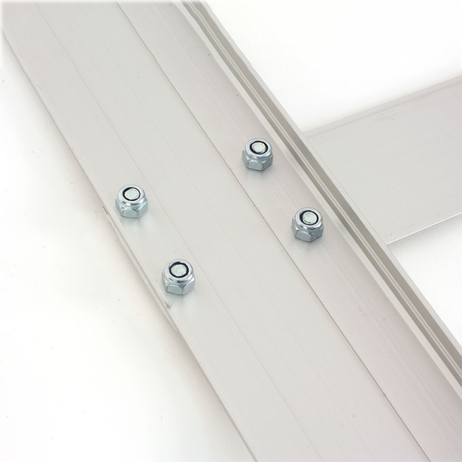 Alumínium vonalzó T-profillal LENIAR - 100 cm