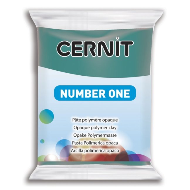 CERNIT Massa No.1 56g - vari colori - CERNIT No.1: 662 - Pine green
