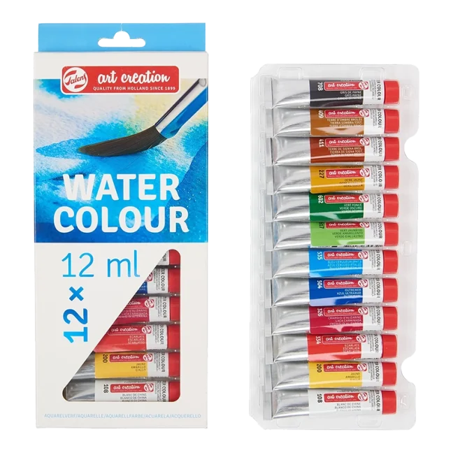 Colori ad acquerello Talens ArtCreation - set 12 x 12 ml
