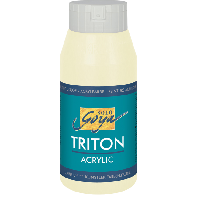 KREUL Colore acrilico SOLO GOYA TRITON 750 ml - SOLO GOYA Triton 750 ml: 17034 - Ivory