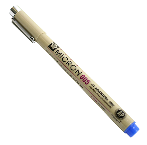 Tehnička olovka SAKURA Pigma Micron® Plava - odaberite veličinu vrha